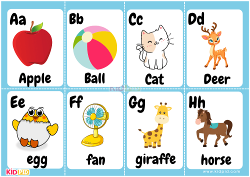 eveil anglais flashcards